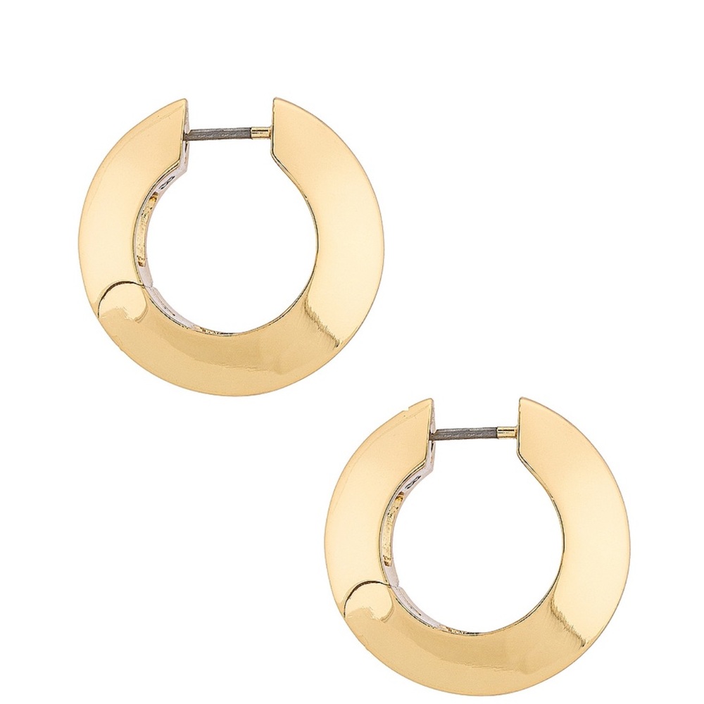 Jenny Bird Wide Hinged Hoop Earrings - Picture 3 of 8